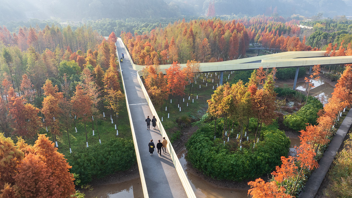 Turenscape vince Landscape of the Year 2025 con il Corridoio Ecologico del Fiume Xinjiang