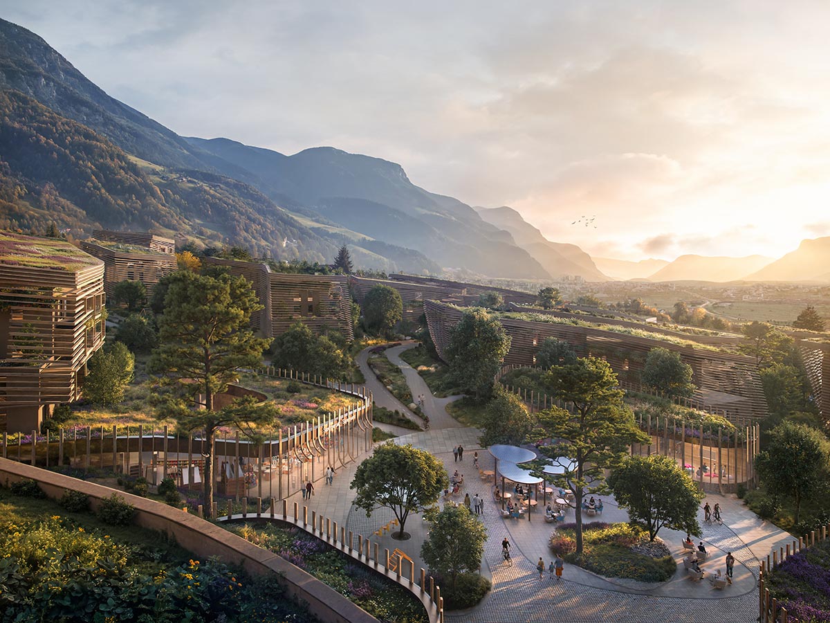 Renneria: il nuovo quartiere abitativo sostenibile che nasce tra le Dolomiti