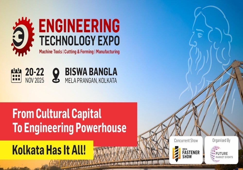 Kolkata ospita la prima Engineering Technology Expo 2025: oltre 100 espositori e 7.500 visitatori