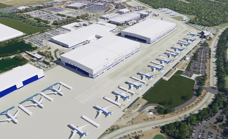 Boeing investe 1 miliardo di dollari per nuova linea di assemblaggio del 787 a Charleston.
