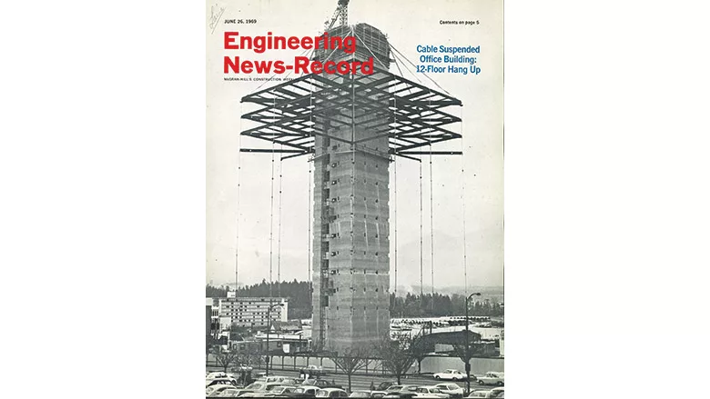 1969 a Vancouver: la nascita della costruzione top‑down in un edificio di 12 piani