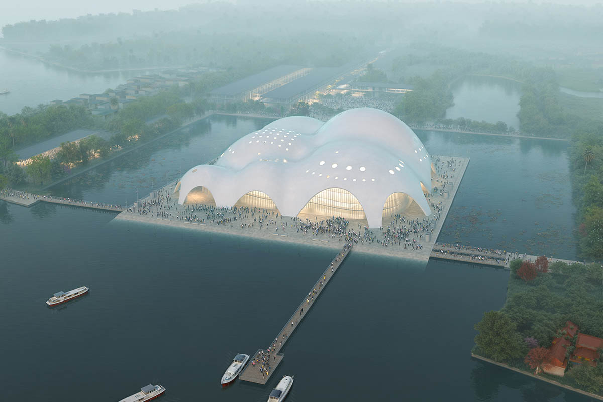 Hanoi lancia una nuova opera house e centro congressi: progetto di Renzo Piano e PTW Architects