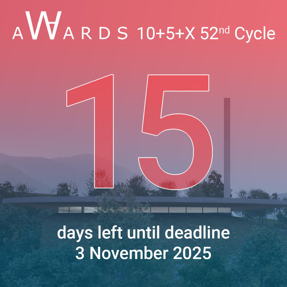 WA Awards 2024: 52ª edizione, scadenza a 15 giorni per studenti, architetti e interior designer