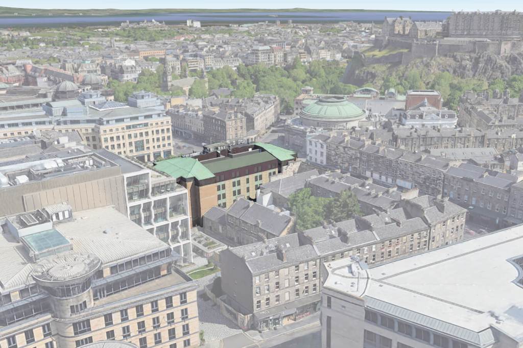 Edimburgo: 21 milioni di sterline per trasformare un ufficio in un nuovo Premier Inn a Festival Square