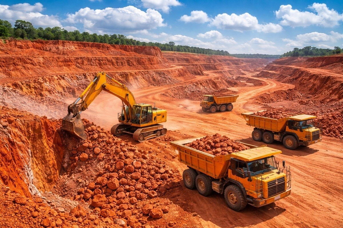 Bauxite negli Stati Uniti: importazioni in calo del 17,6 % nel 1° semestre 2025 a causa di tariffe e chiusure di raffinerie