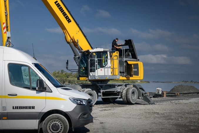 Liebherr raddoppia l’intervallo di manutenzione delle macchine di movimentazione materiale di generazione 6