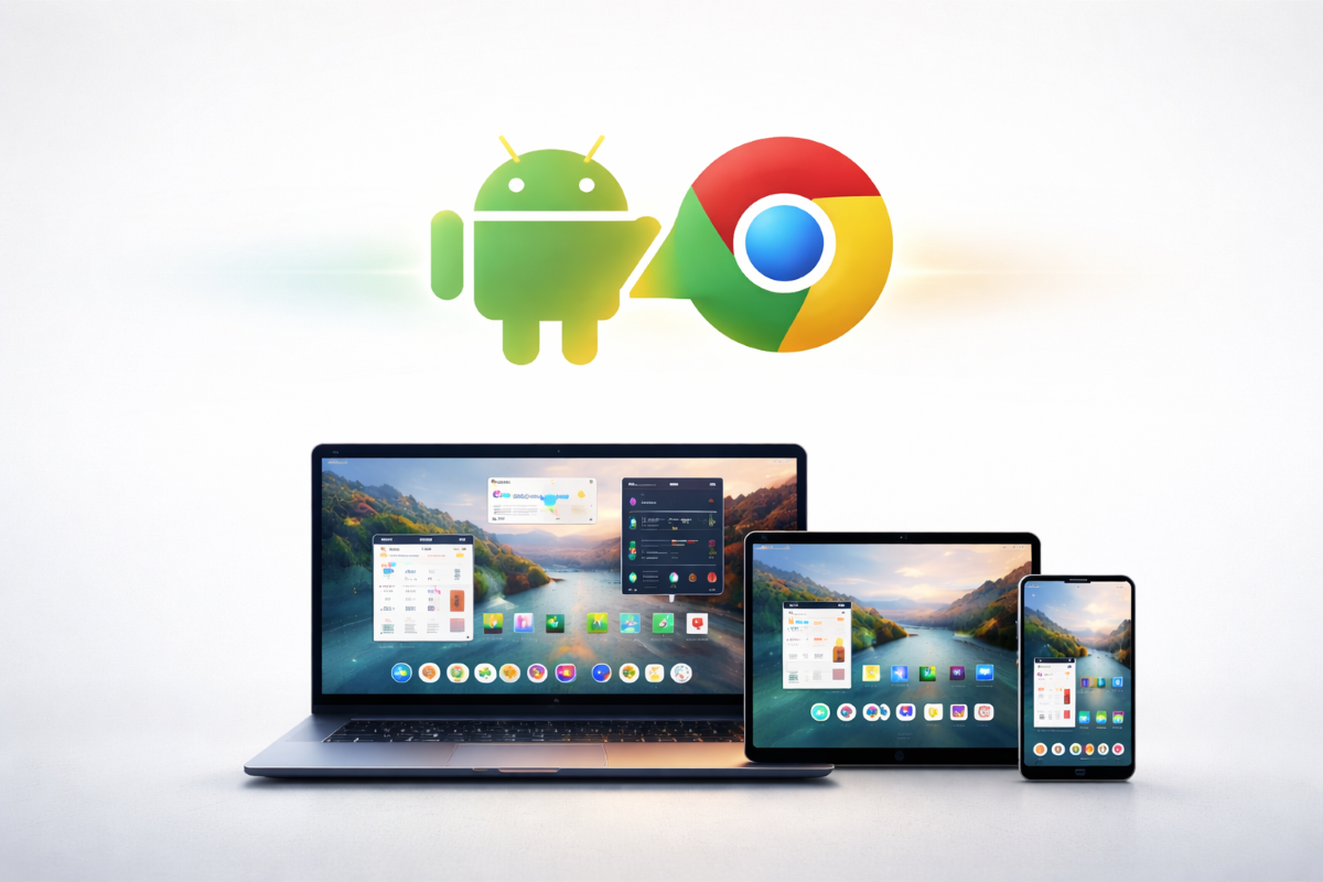 Google presenta Aluminium OS, il nuovo sistema operativo che fonde Android e ChromeOS