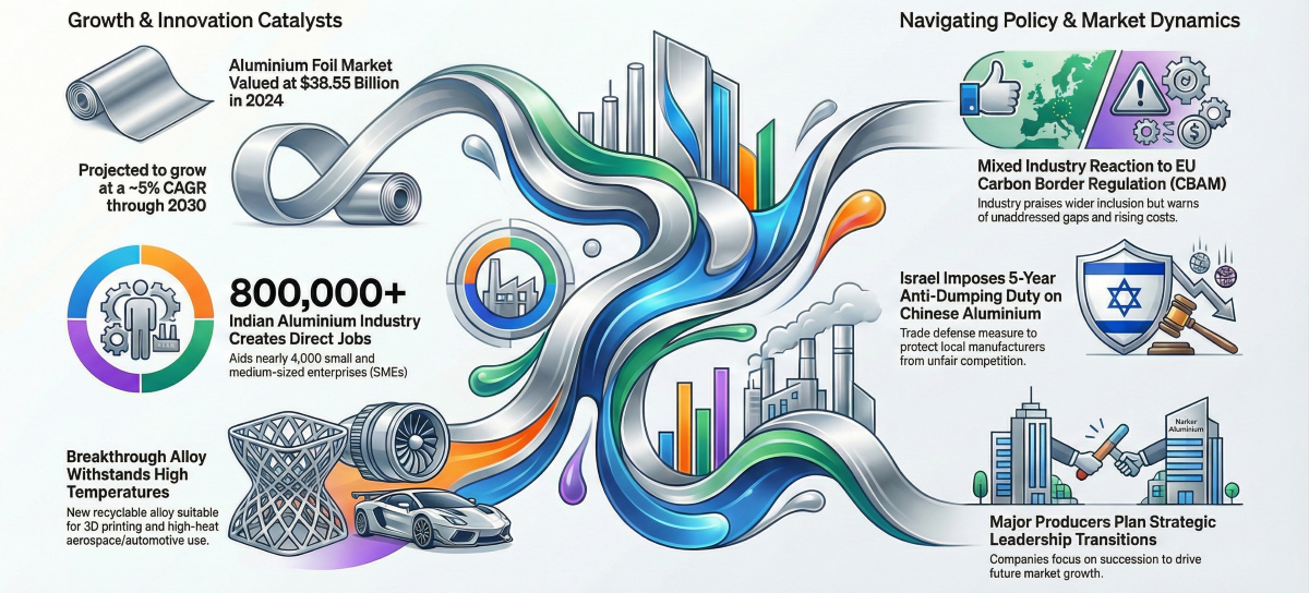 Aluminium: leadership, occupazione in India e CBAM trasformano il mercato globale