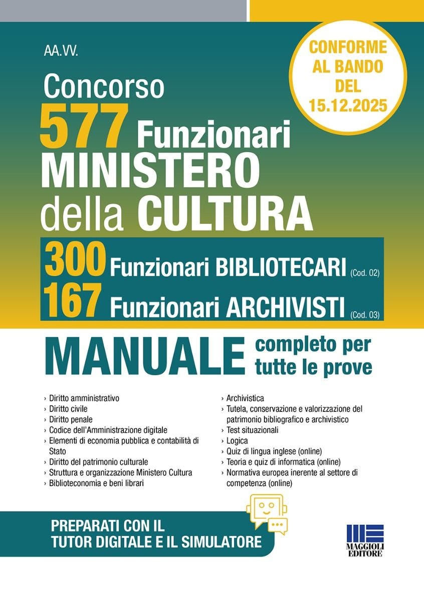 Ministero della Cultura lancia concorso per 577 funzionari tecnico‑specialistici: opportunità di lavoro nel settore culturale