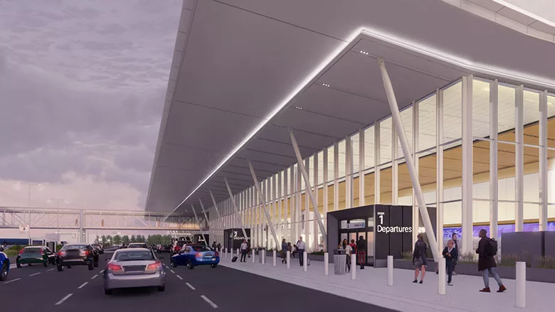 Aeroporto di Des Moines lancia l’espansione del terminal con progetto di 600 milioni di dollari, inizio lavori primavera 2026