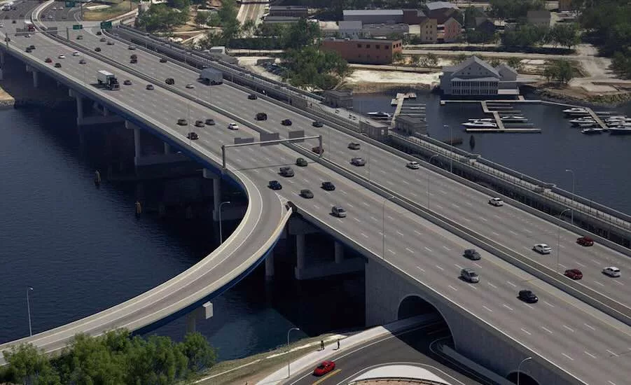 Washington Bridge a Providence: demolizione completata, chiusura ancora in discussione