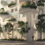 MVRDV lancia “The Island”: grattacielo verde con facciata ceramica shimmeric a Taichung