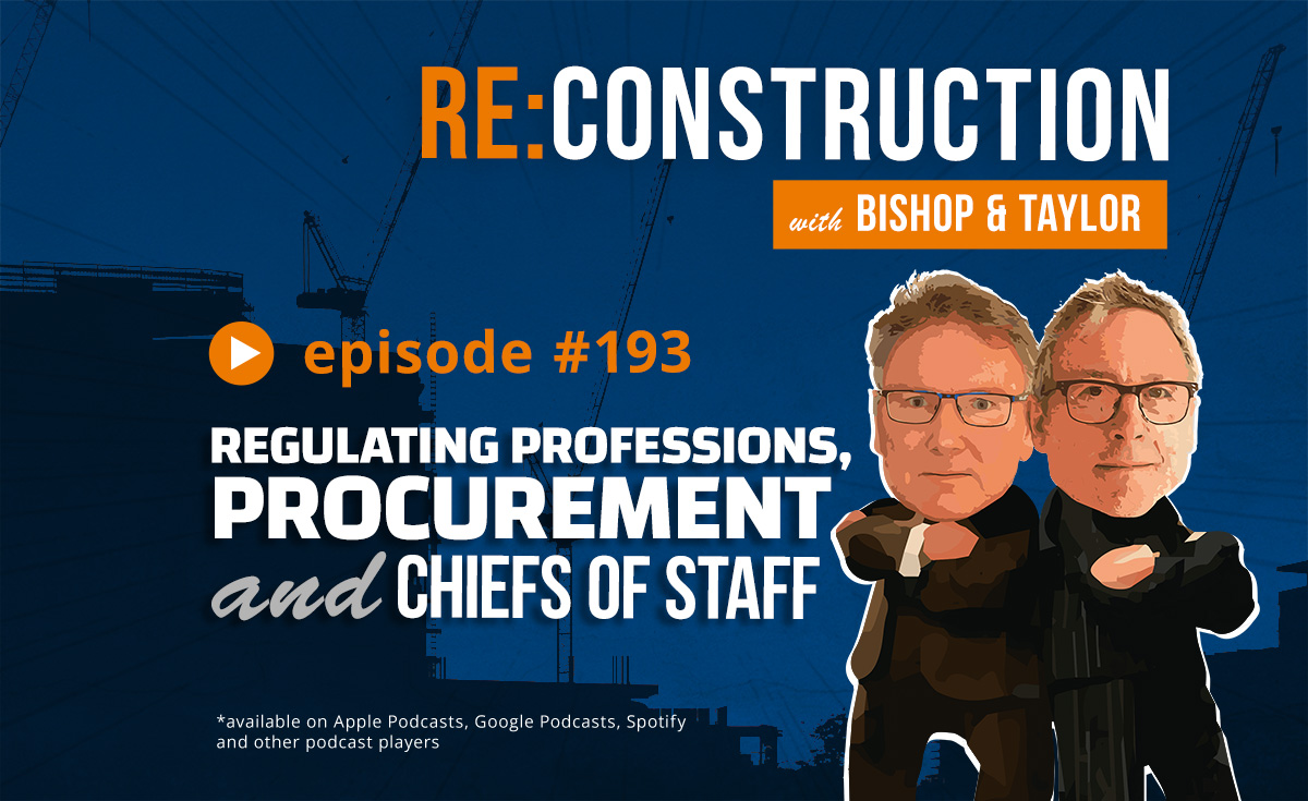 Re:Construction Episodio 193: Regolamentazione, Appalti e il Ruolo dei Chiefs of Staff