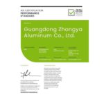 Guangdong Zhongya Aluminium certificata ASI V3.1: la sostenibilità nella produzione di alluminio
