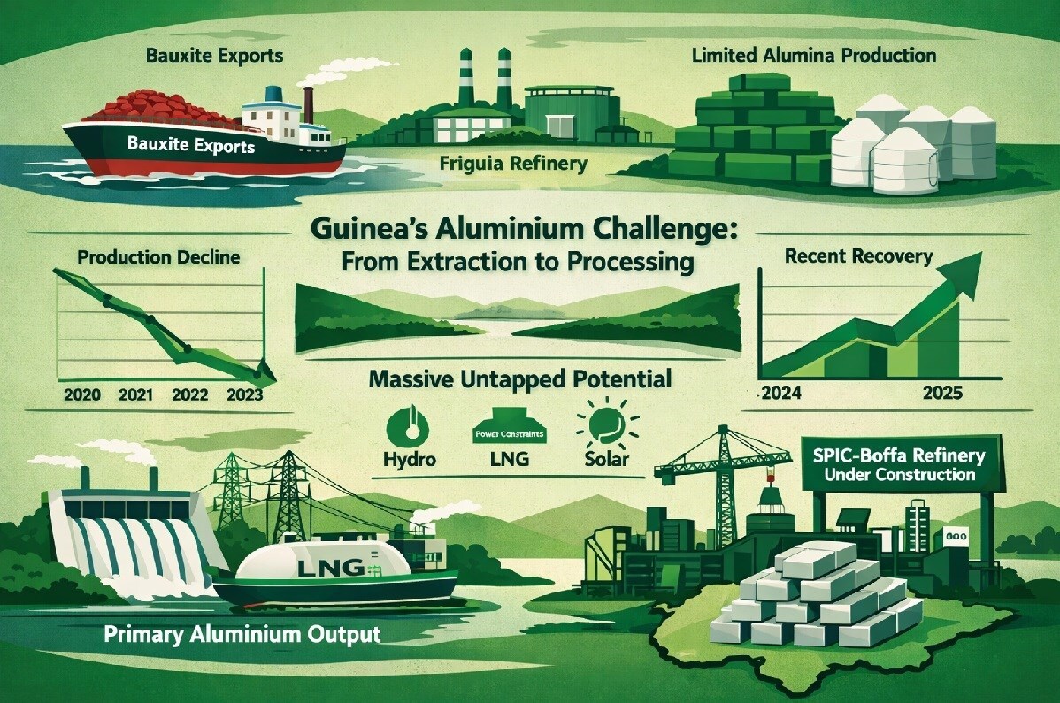 Africa punta a 7 milioni di tonnellate di alumina entro il 2030: il ruolo delle nuove raffinerie