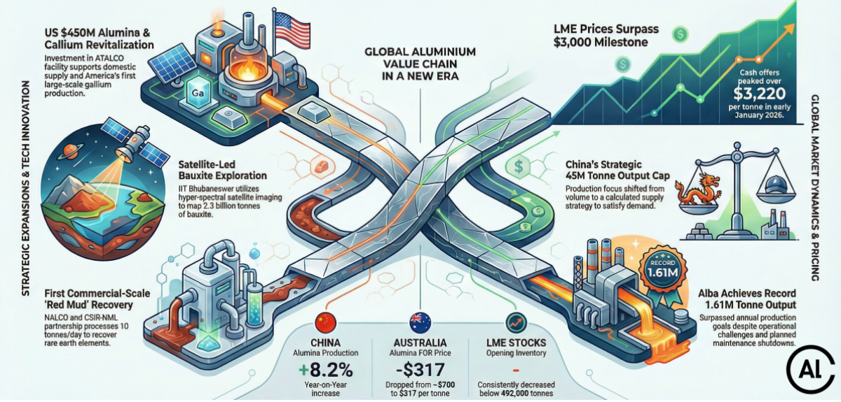 Investimenti a monte e riduzione dell'offerta spingono l'aluminium verso una nuova direzione di mercato