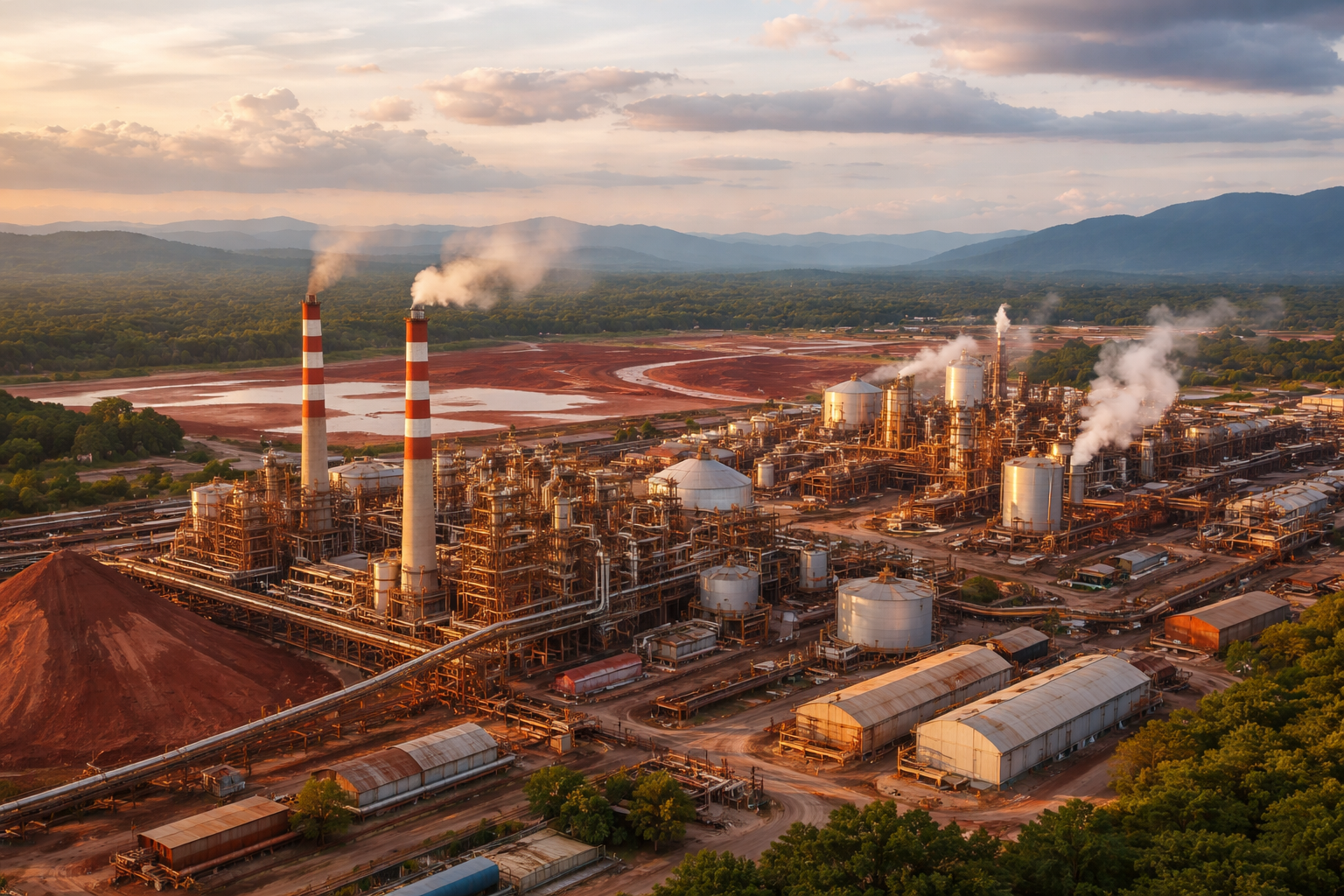 Alumina 2025: espansione in India e Africa, chiusure in Australia e nuove normative europee