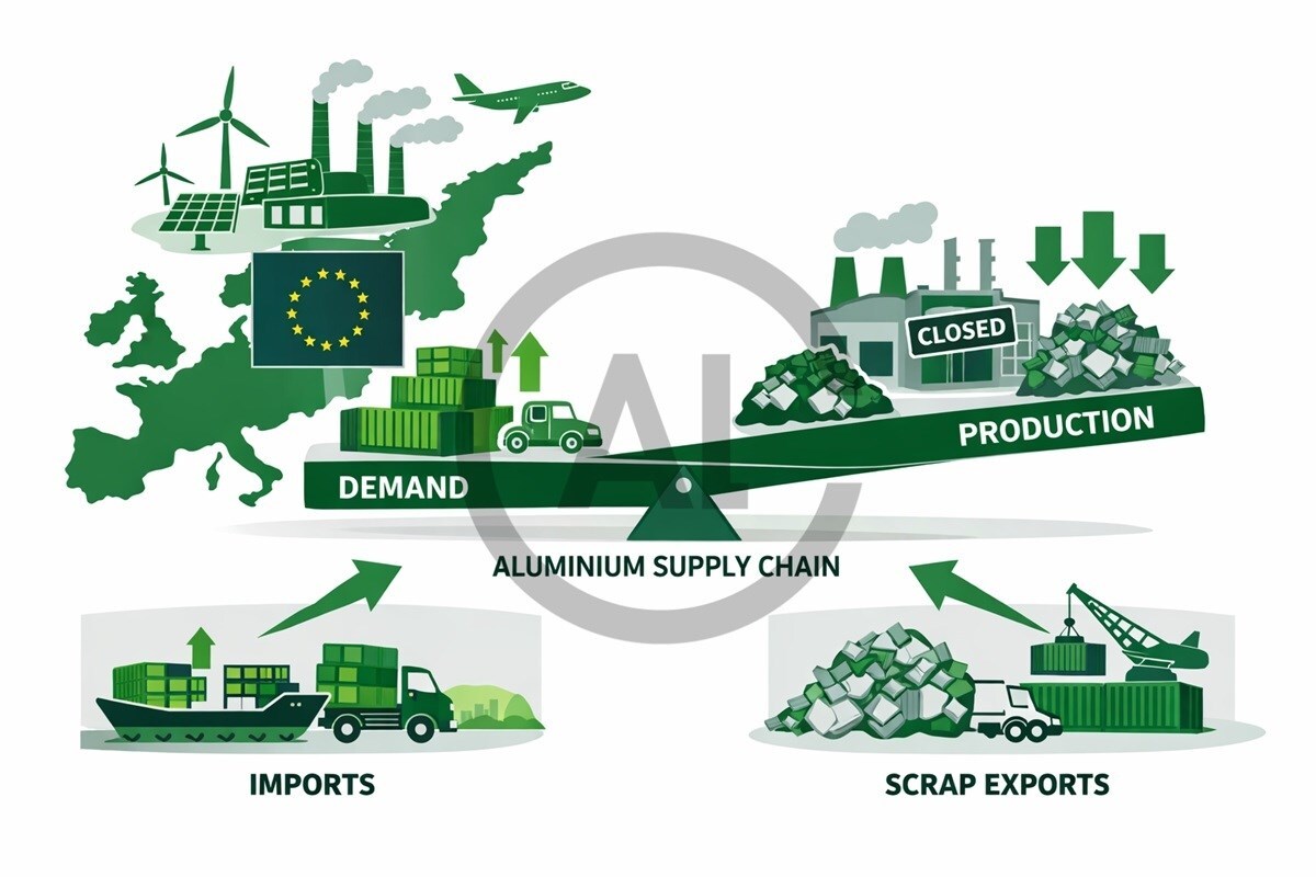 Aluminium e acciaio: l’ambizione europea di 20 % di crescita economica