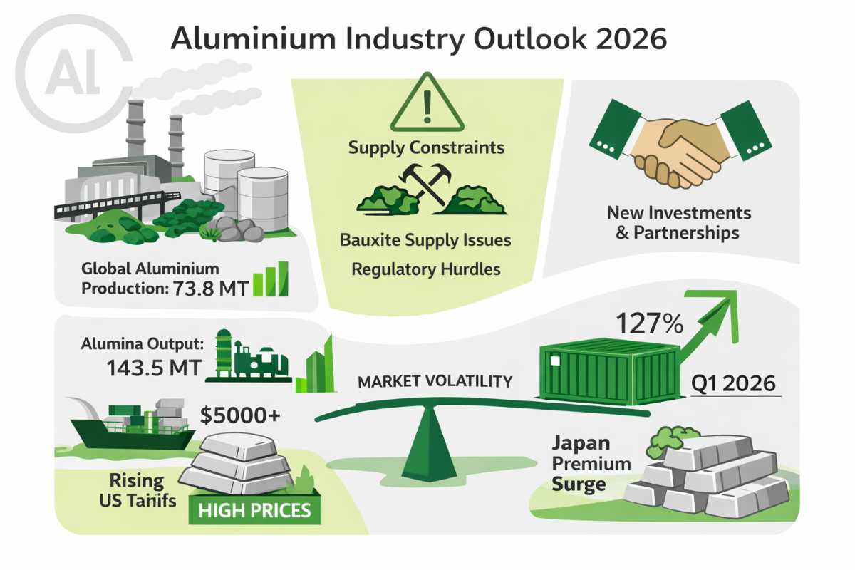 Aluminium 2026: crescita più lenta, riorganizzazione rapida della catena upstream