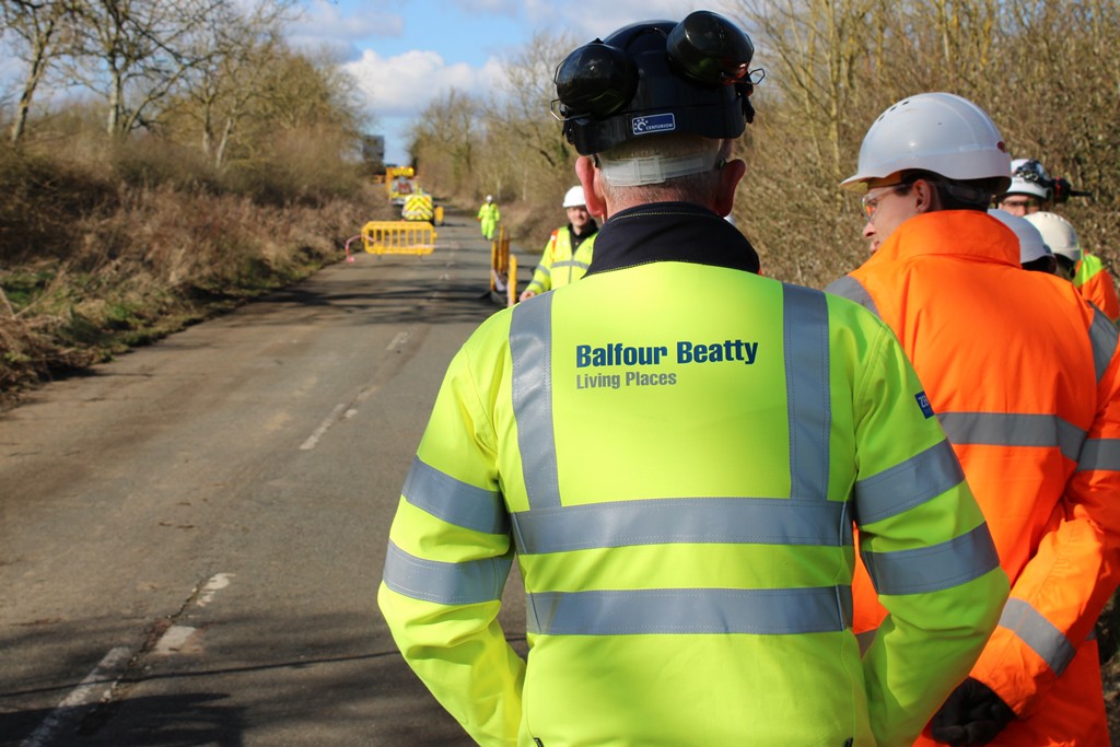 Balfour Beatty vince 315 milioni di sterline per le strade di Warwickshire