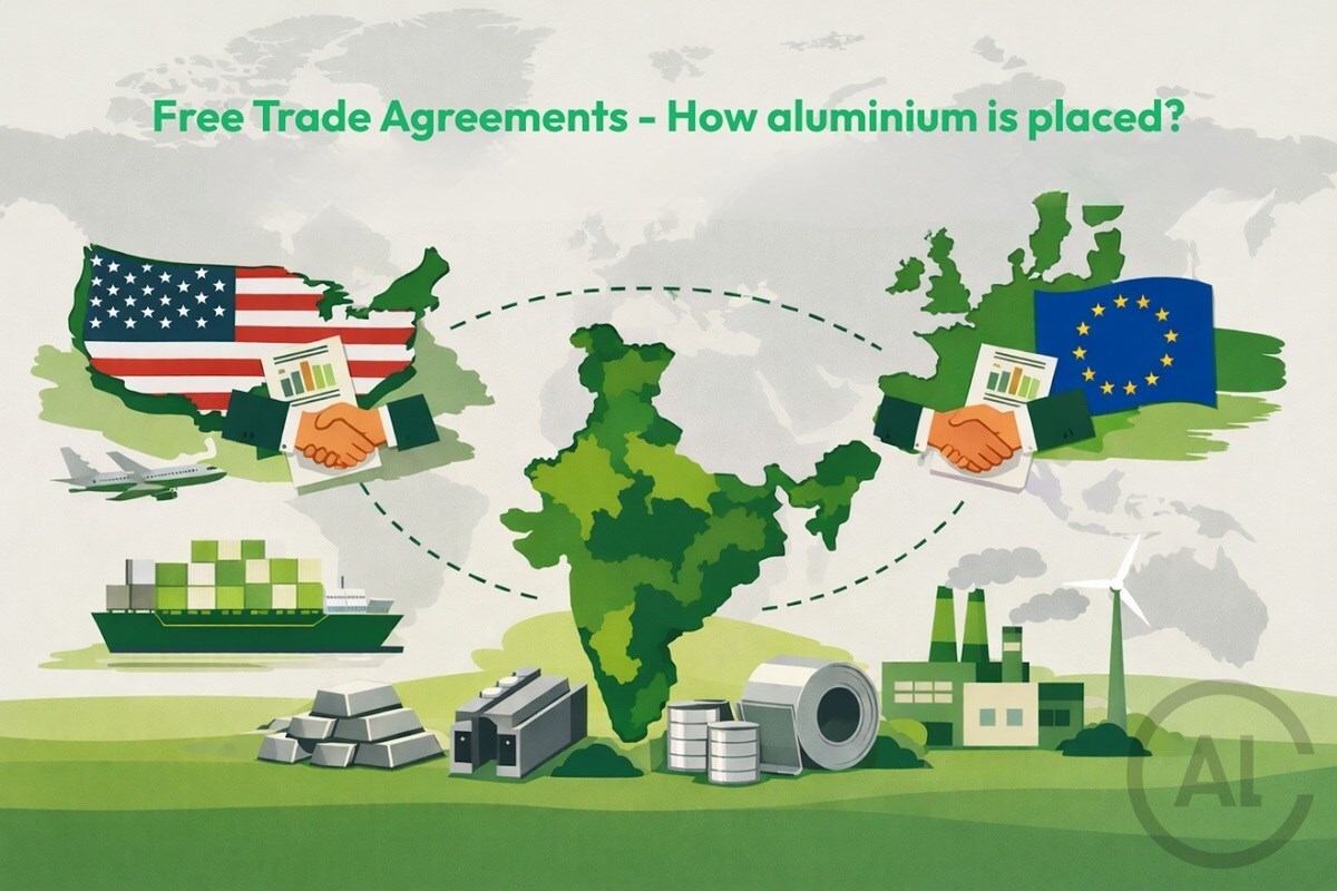 India firma accordi UE e USA: l’aluminium escluso, ma l’industria può trarre vantaggi