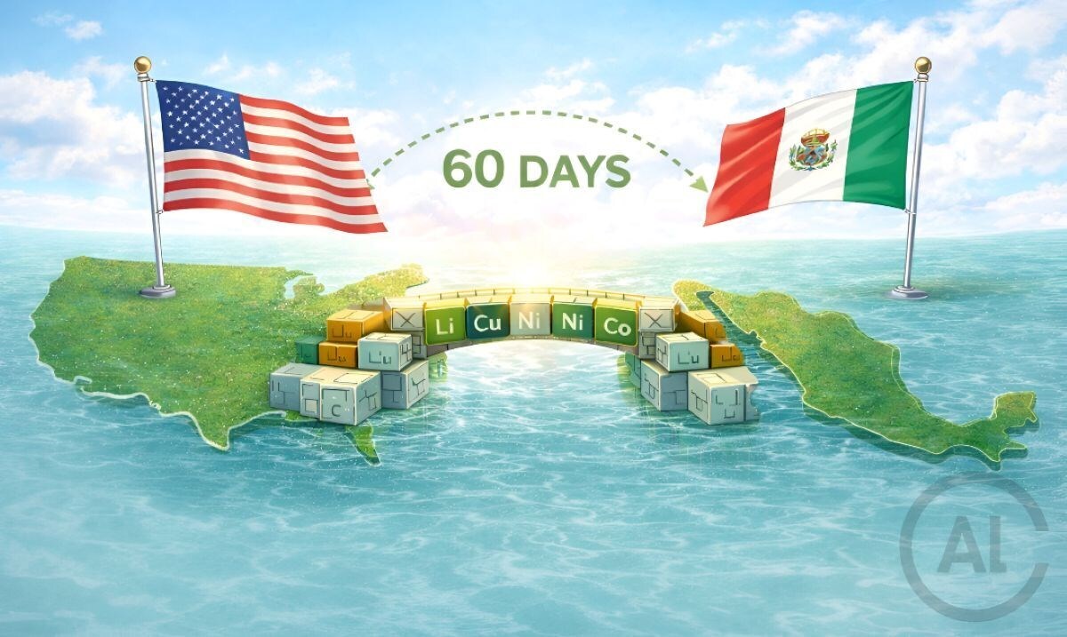 USA e Messico fissano prezzi minimi per minerali critici in 60 giorni