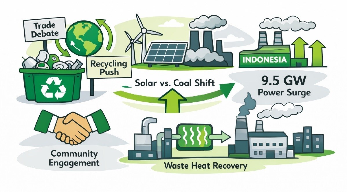 Riciclo, politiche e energia: la settimana che ridefinisce la sostenibilità dell’alluminio