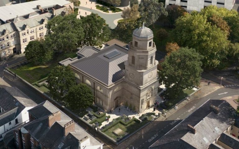 Barnfield Construction: 8,5 milioni di sterline per trasformare l'ex-chiesa di Blackburn in centro d'affari