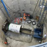 6‑tonnellata TBM scava un nuovo condotto idrico nel Hampshire senza danneggiare la superficie circostante