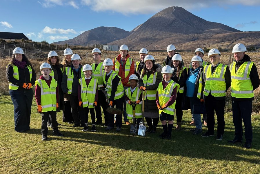 Scavo avviato per la nuova scuola primaria di Broadford sull'Isola di Skye