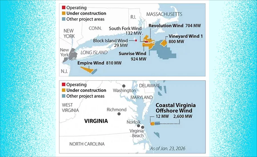 Giudice annulla ordine di sospensione Trump sul progetto eolico Sunrise Wind: la costruzione può riprendere